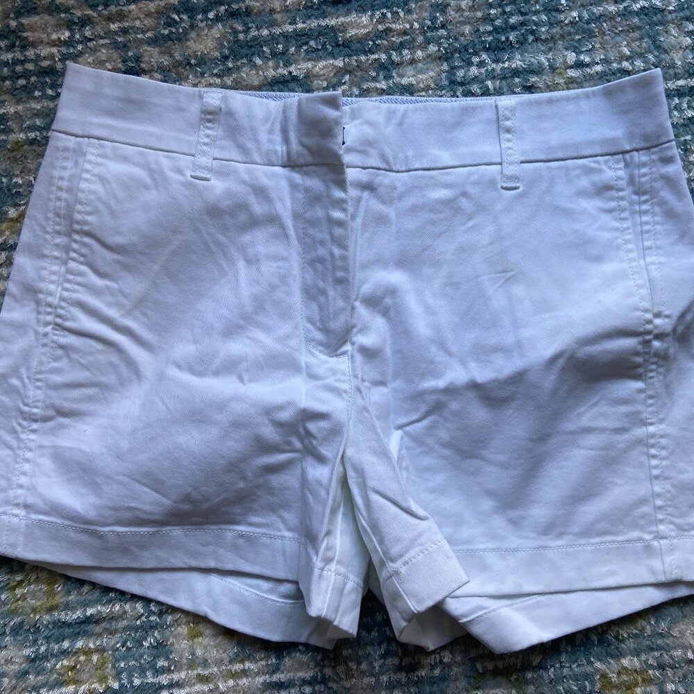 J. Crew white NWOT women's cotton Chino Shorts sz 6